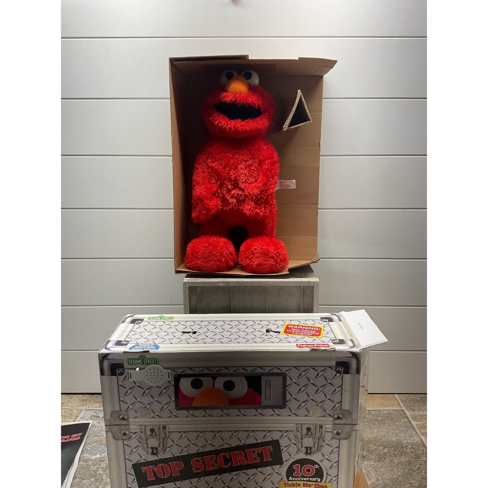 NEW Fisher-Price Sesame Street TMX Elmo 10th Anniversary Interactive Plush